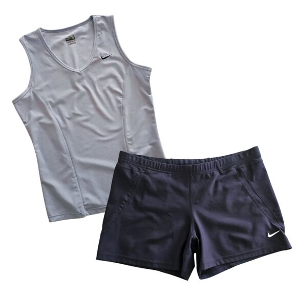 Nike Women's Dri-Fit V-Neck Sleeveless Tank Top | NWT | Small | Light Blue - Picture 7 of 12